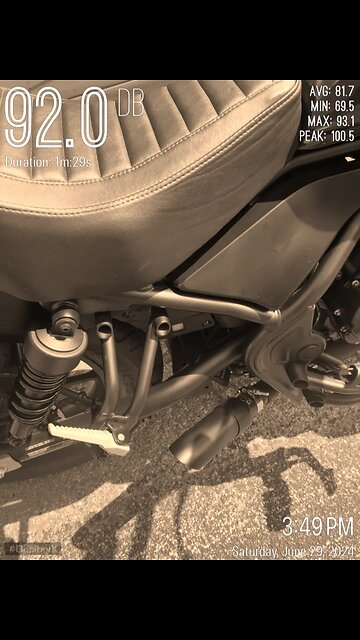 Honda Rebel 300 Exhaust Decibel Test #hondaRebel300