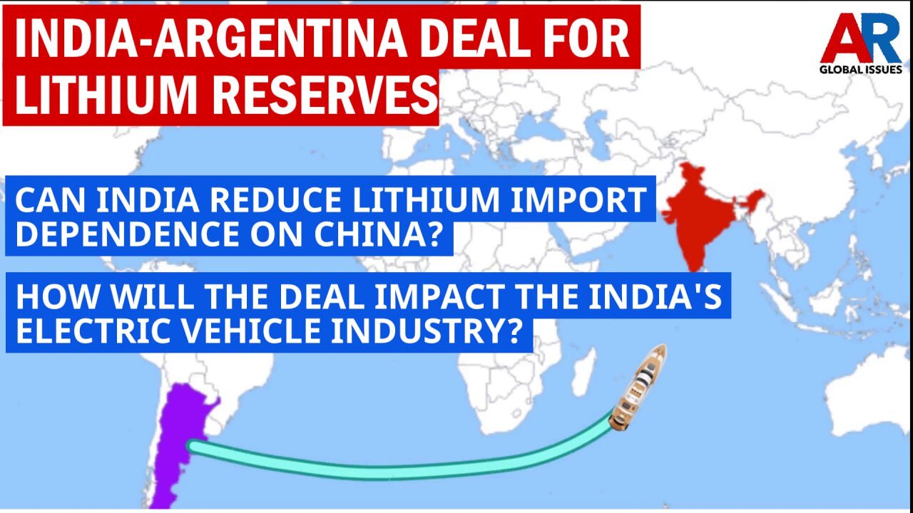 India Argentina Deal For Lithium Reserves