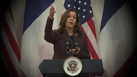 Random Video of Kamala Harris talking in circles about Foreign Policy & Working Together