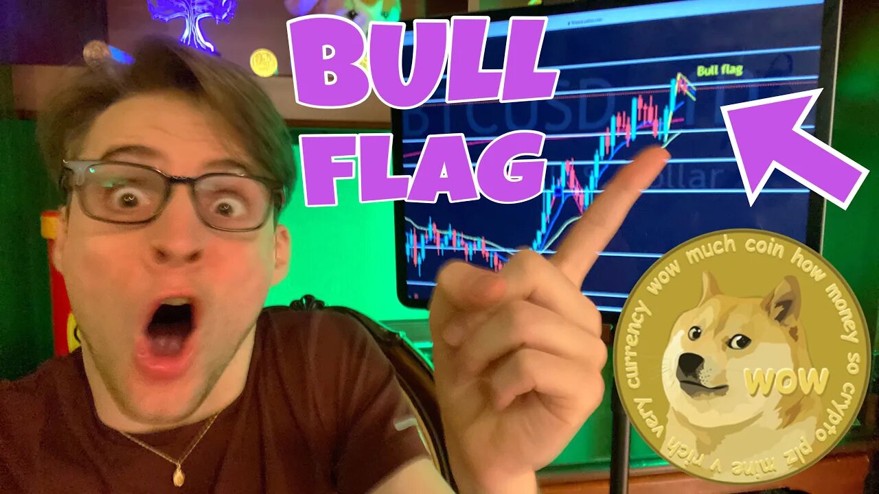 🚨 URGENT 🚨 HUGE Dogecoin Bull Flag ⚠️