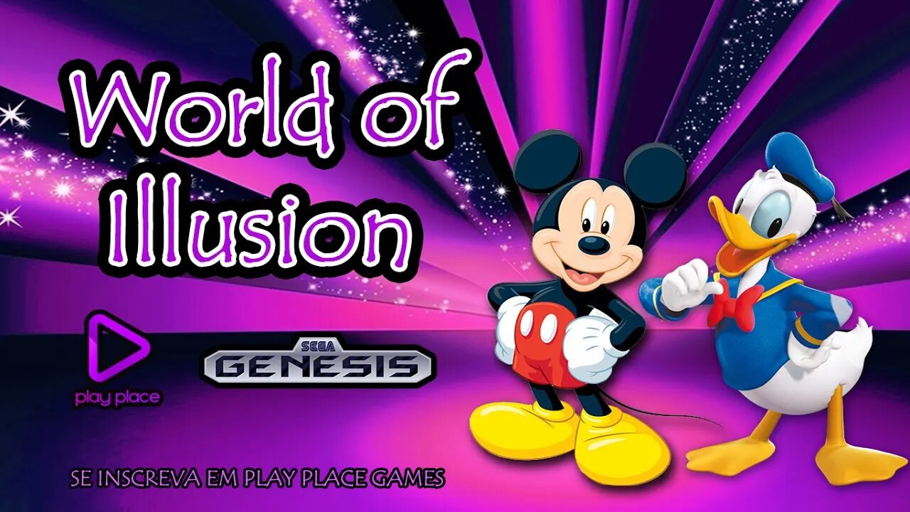 World of Illusion - Mickey and Donald - Sega Genesis