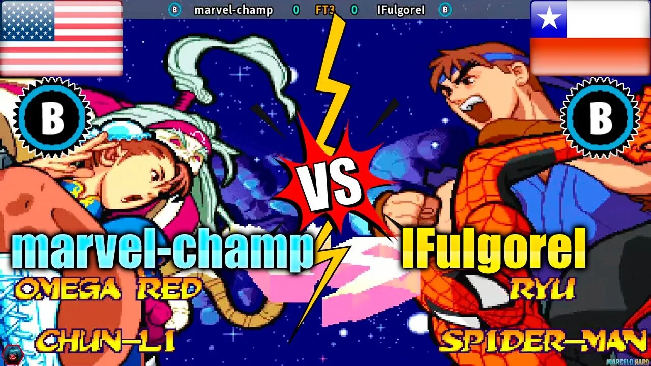 Marvel Super Heroes vs. Street Fighter (marvel-champ Vs. IFulgoreI) [U.S.A. Vs. Chile]