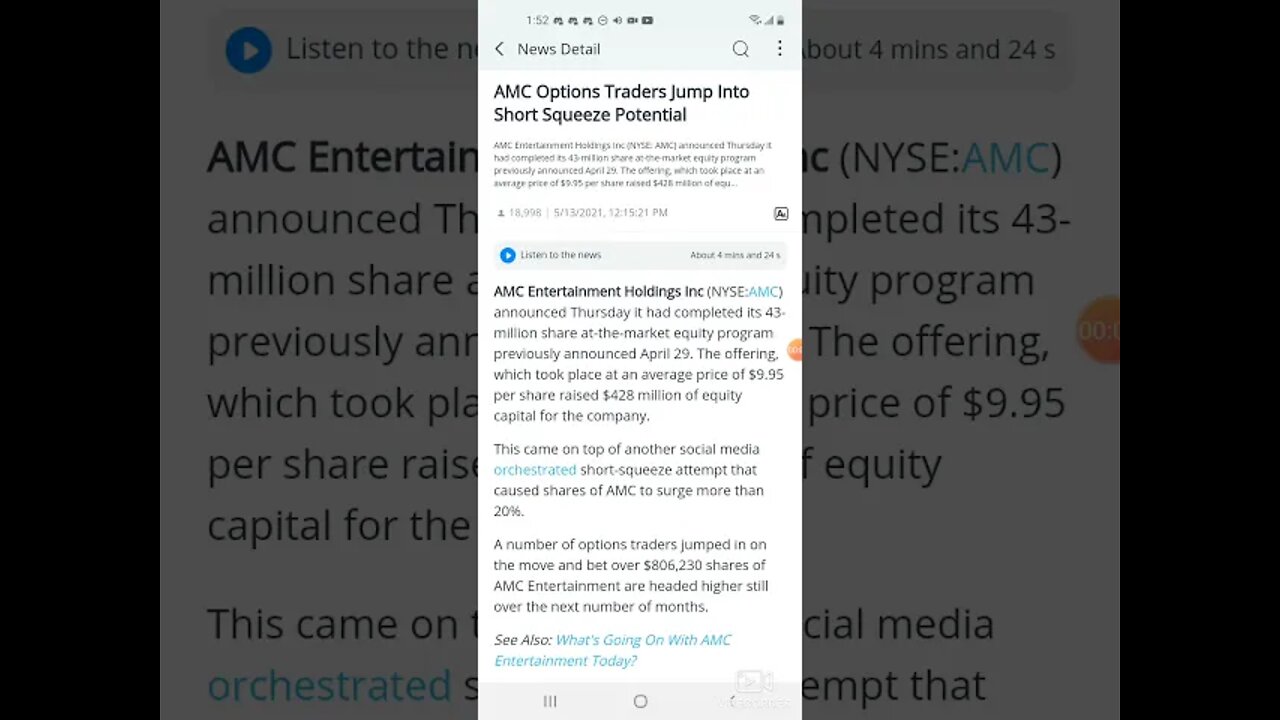 AMC Options Traders Jump Into Short Squeeze Potential