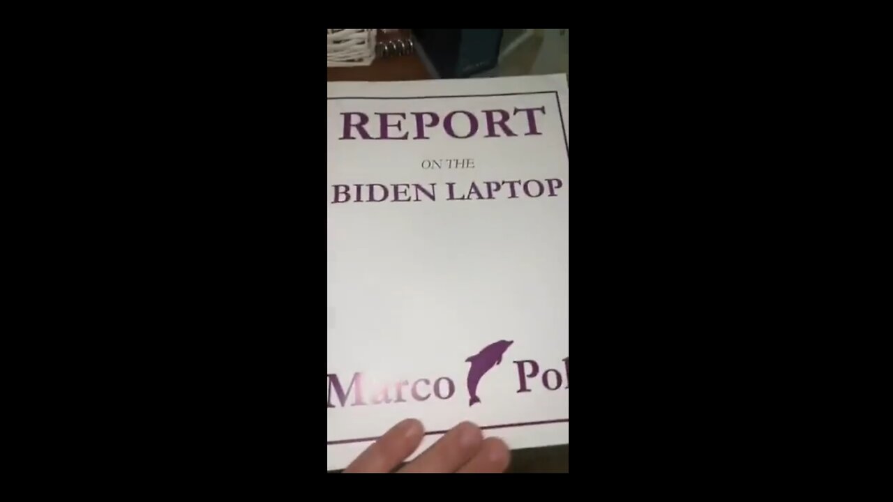 *NEW RELEASE* - FREE Report on HUNTER BIDEN LAPTOP