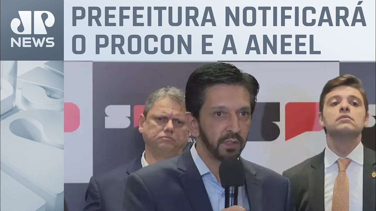 Prefeito de SP, Ricardo Nunes afirma que entrará na justiça contra Enel