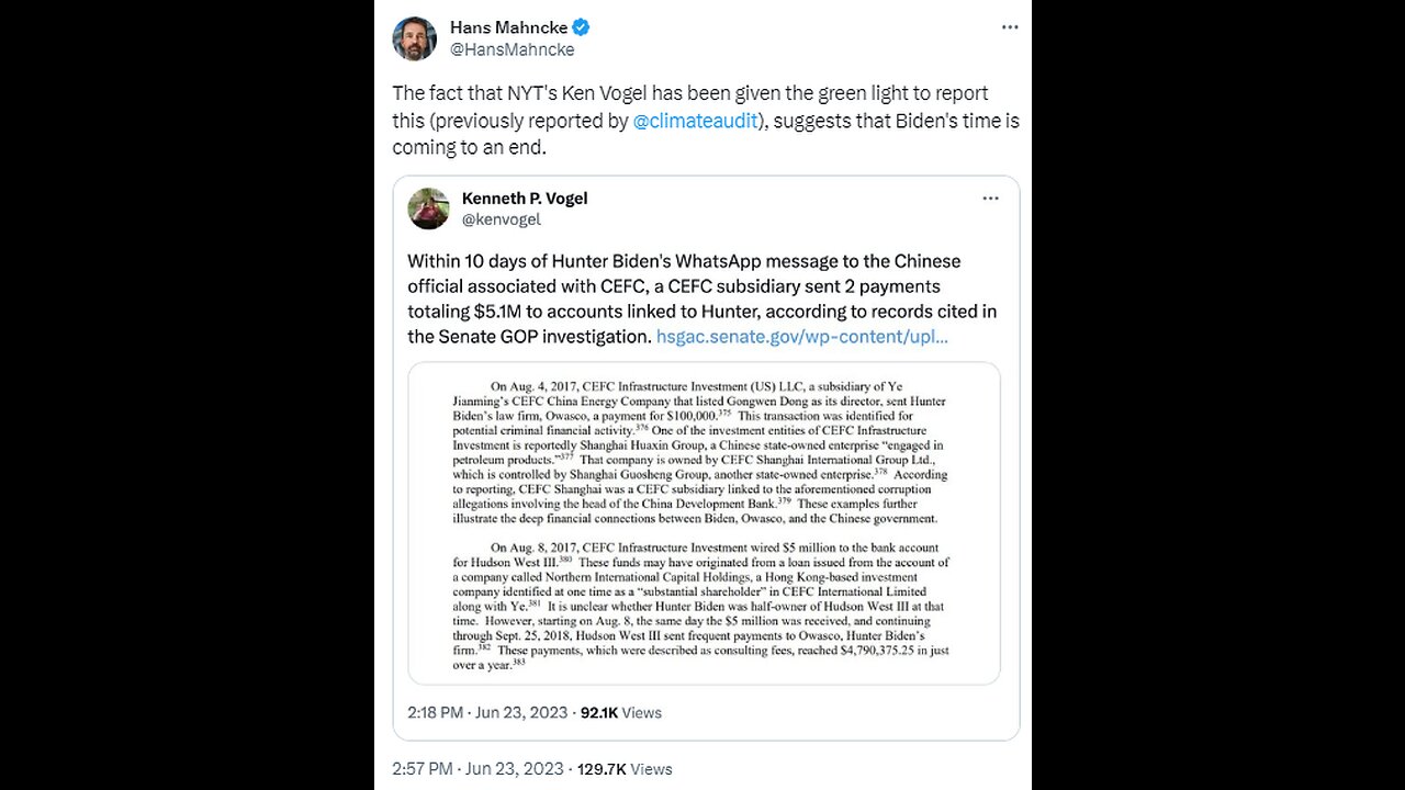 SMOKING GUN: Joe Biden Took $40,000 Laundered Chinese Communist CASH | Hard Crime Evidence BOMBSHELL