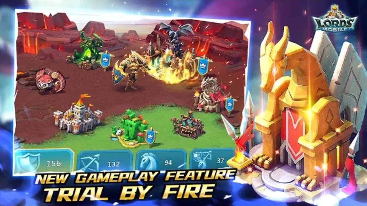 Lords Mobile - Trial By Fire - CAVALRY #lordsmobile