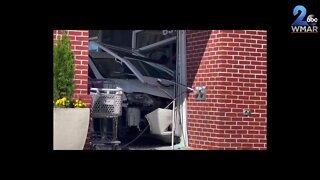 Car crashes into brand new hibachi restaurant on York Road