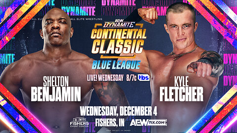 Kyle Fletcher Cheats to Beat Shelton Benjamin in Continental Classic Match! #shorts