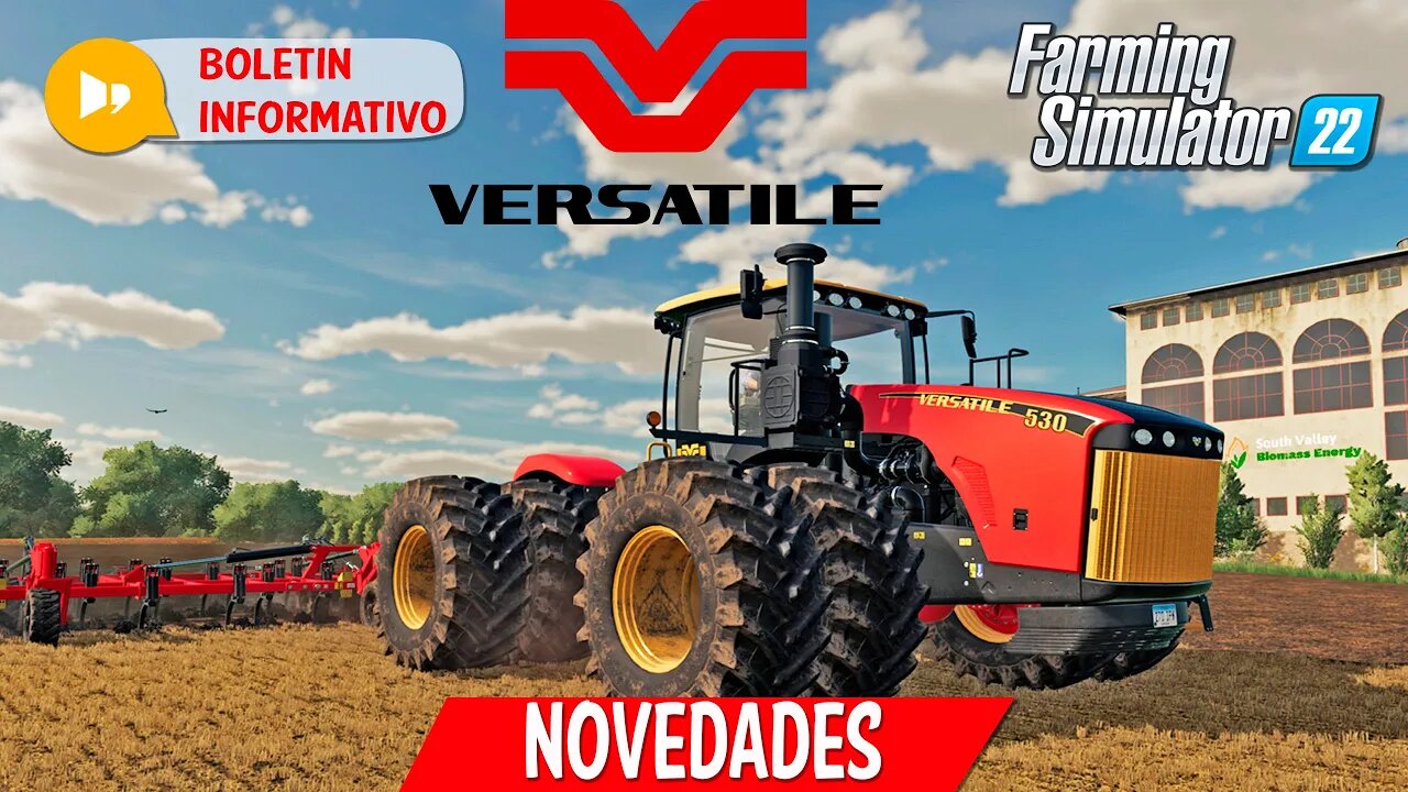 FS22 NOVEDADES | NUEVO TRACTOR VERSATILE , ROSTELMASH , SCHÄFFER | FS22 XBOX PS5 PS4 PC