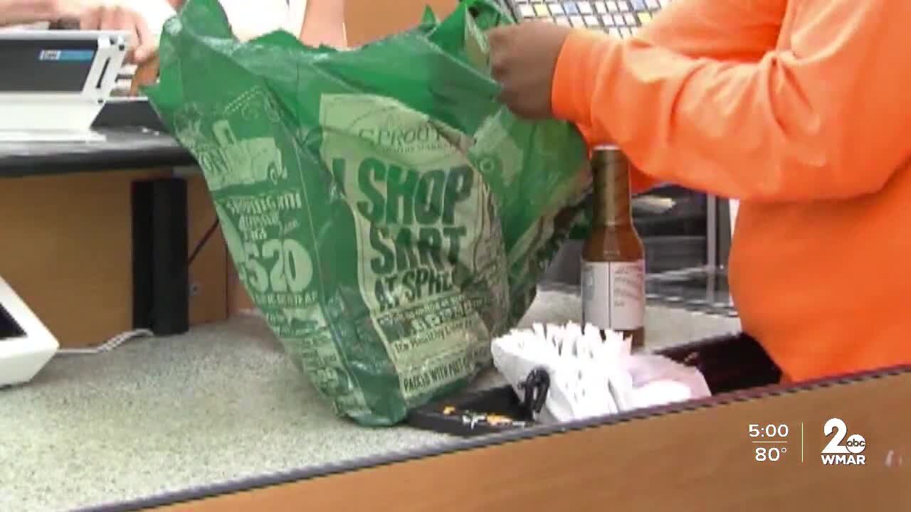 Baltimore prepares for October's plastic bag ban