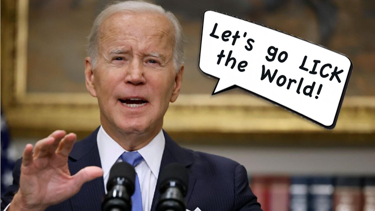 Joe Biden says 'Lets Go Lick the World' What was he trying to say?