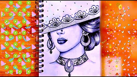 Step by Step Drawing Tutorial || How to Draw a Traditional Bride - Pencil scketch
