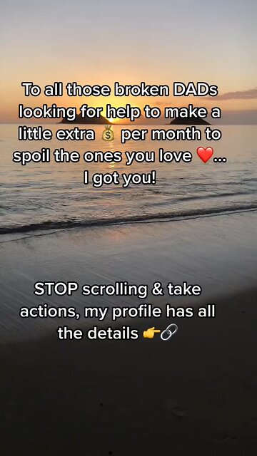 To All those Broken Dads looking for help making an extra stream of income