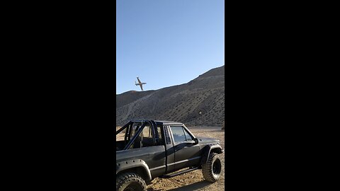 Desert truck camping