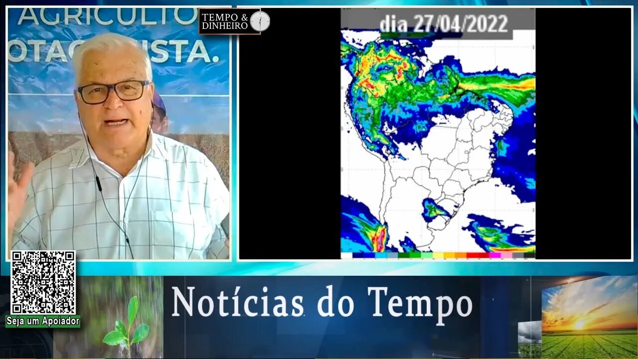 Meteorologia mostra avanço de estiagem e chuva no Centro-norte