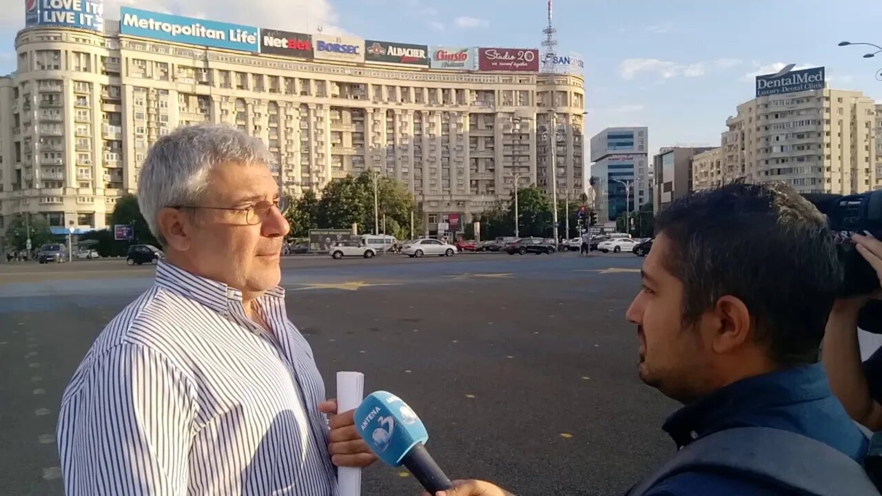 Piața Victoriei - interviu Antena 3 oare a fost difuzat?