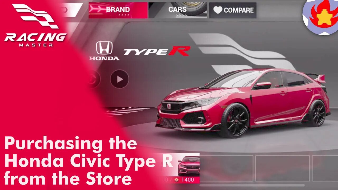 Purchasing the Honda Civic Type R from the Store | Racing Master