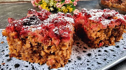 No flour! Sugar-free! Berry Pie made with simple ingredients! No eggs!