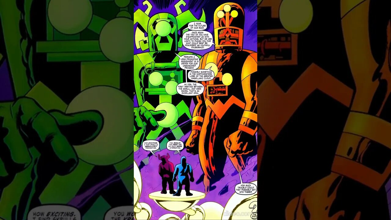 Jóvenes Celestiales | Devron el Experimentador Y Gamiel el Manipulador - #shorts #marvel #comics