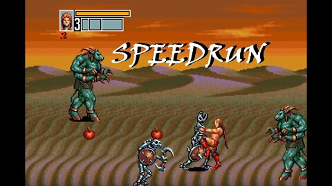 Golden Axe 3 (Sega Genesis) Sarah Speedrun in 22:55 (WR - Hard)
