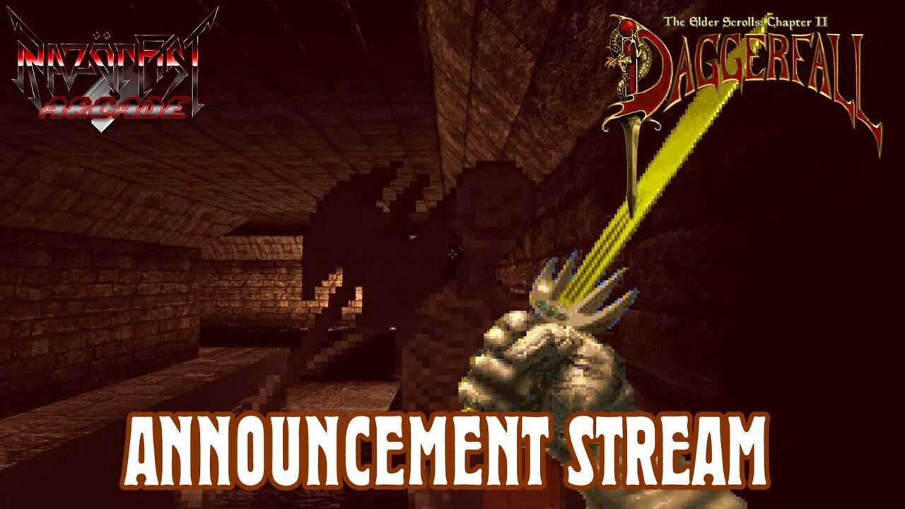 RazörFist Arcade: DAGGERFALL (Announcement Stream!)