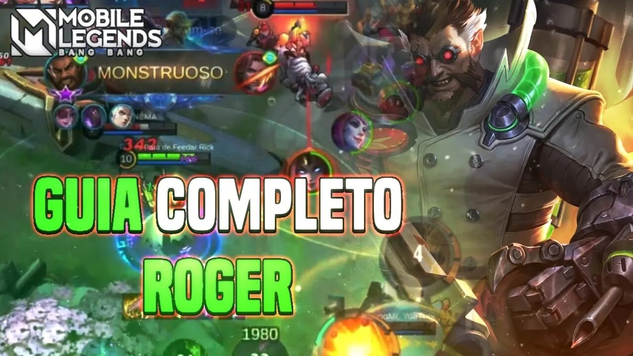 [TUTORIAL] COMO JOGAR DE ROGER 2021 | COMBOS, BUILD, EMBLEMA E GAMEPLAY | MLB