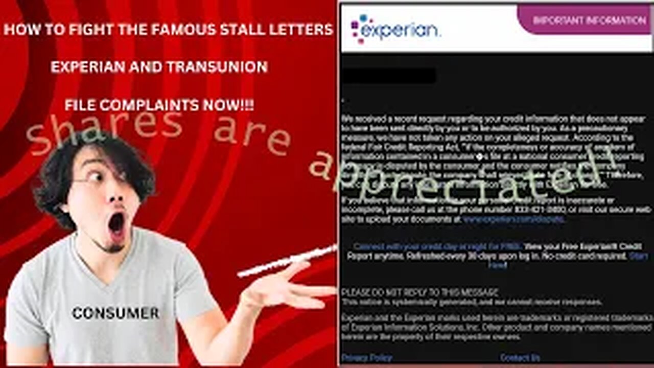 Battling TransUnion & Experian's Stall Tactics