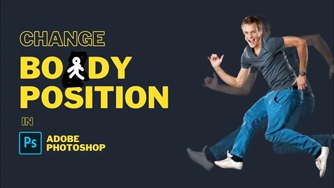 How to Change Body Position in Adobe Photoshop | #adobephotoshop | Designing Guru