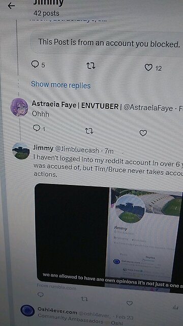 Don't engage with him and his lies