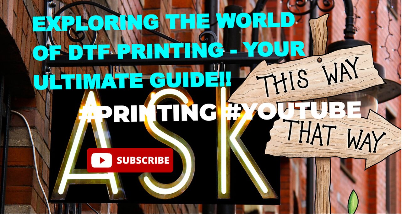 Exploring the World of DTF Printing - Your Ultimate Guide by finance guruji #printing #youtube