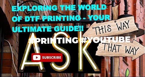 Exploring the World of DTF Printing - Your Ultimate Guide by finance guruji #printing #youtube