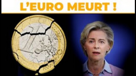 Euro cette monnaie est en train de mourir !