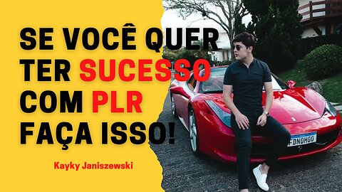 Faça isso para ter sucesso com os seus PLRs!