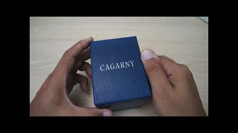 RELÓGIO CAGARNY 6820 UNBOXING