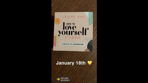 January 18th oracle card: gifts
