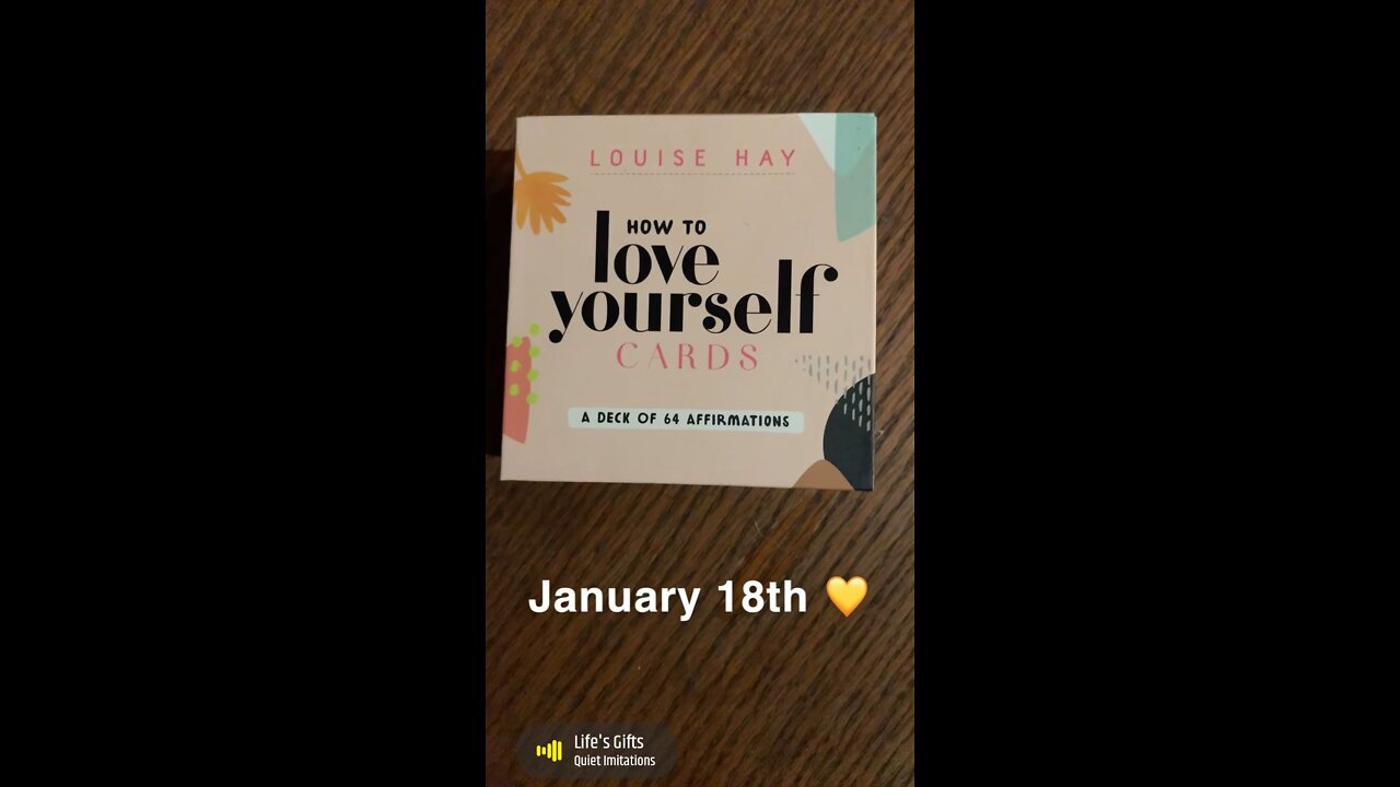 January 18th oracle card: gifts