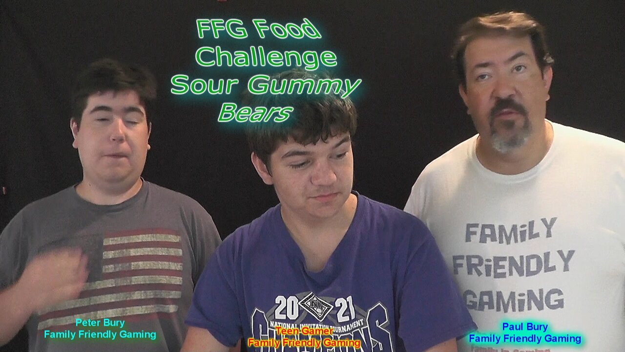 FFG Food Challenge Sour Gummy Bears