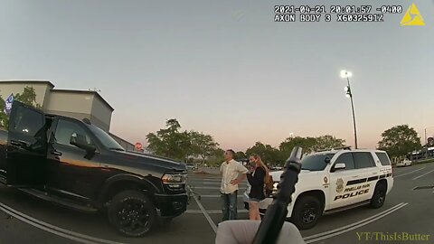 Bodycam video shows the moment a convicted felon tries to get away from police