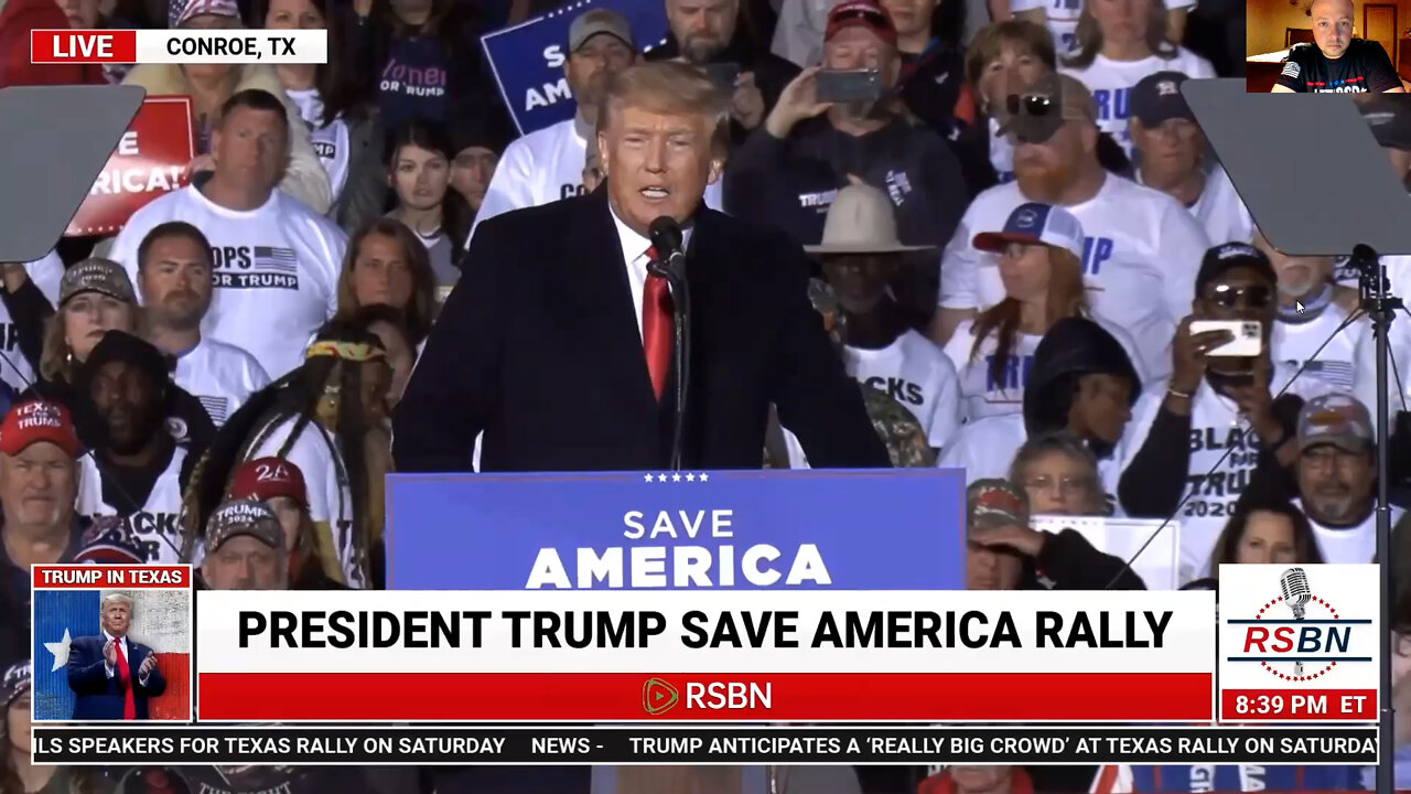 TRUMP RALLY, Texas 1/29/22