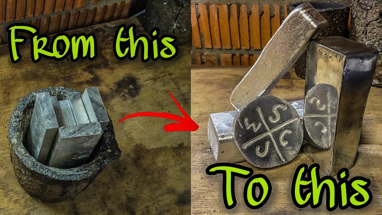 MELTING ALUMINUM AT HOME / making a #sjwcastingcoin #backyardmelting