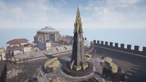 Modular Temple Plaza 4k PBR | UE5 | Unreal Engine 5