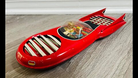 Is this odd Futuristic Space Car a sample or prototype toy ?