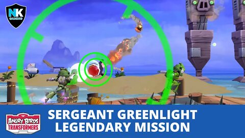 Angry Birds Transformers - Sergeant Greenlight - Legendary Mission