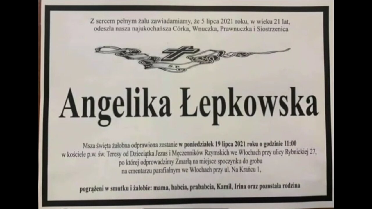 Śmierć kolejnej młodej osoby