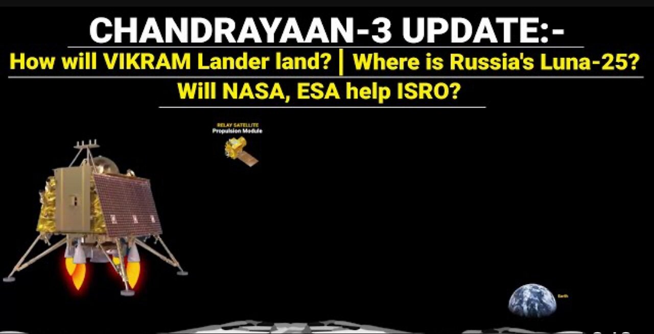 Russian luna-25 / India's Chandrayaan - 3 moon mission