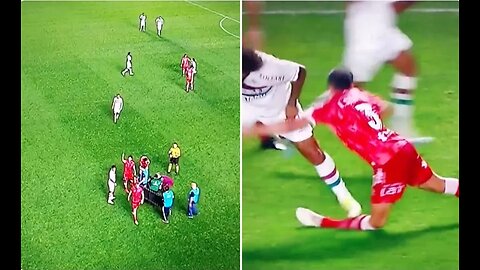 Marcelo leaves pitch in tears after involvement in horrific injury