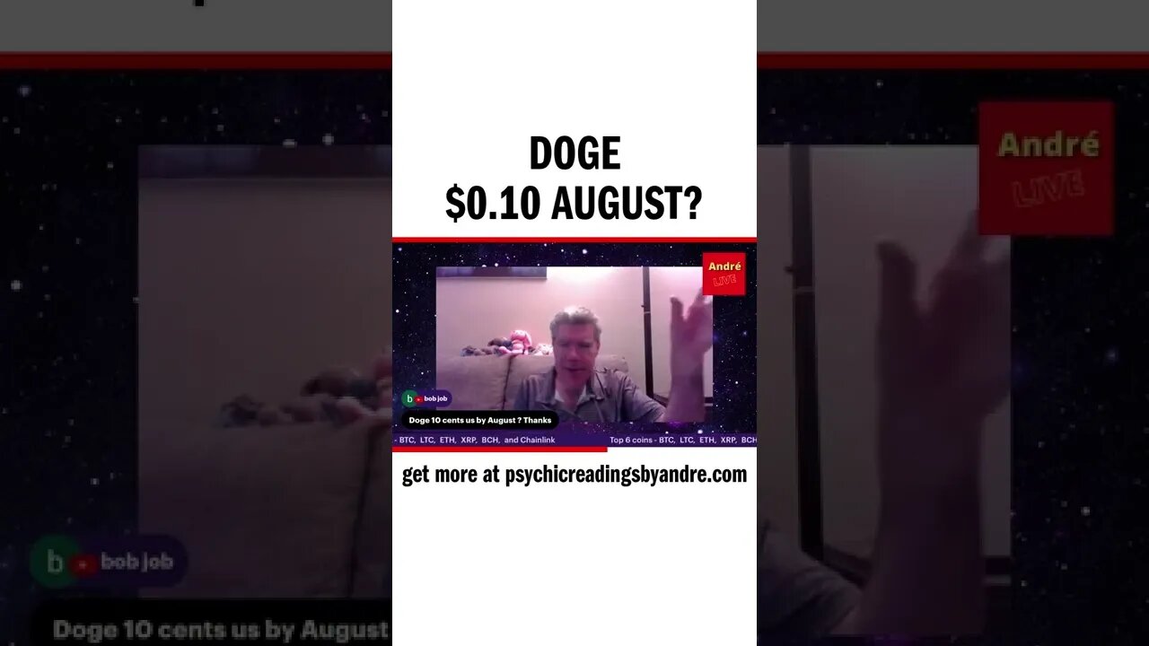 Doge $0.10 August?