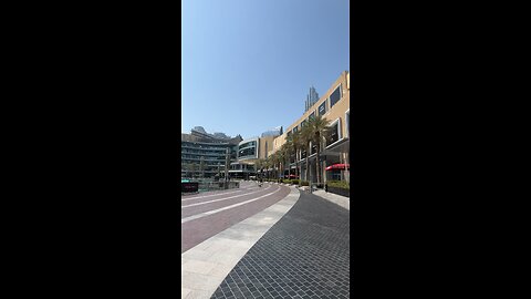 Sun above Burj Khalifa