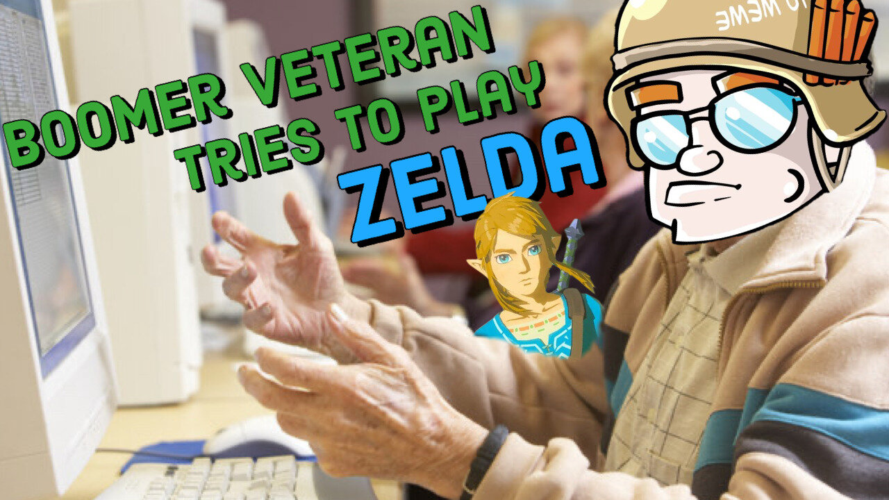 Boomer Veteran Plays Breath of The Wild #1 | Vets Gamin